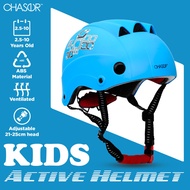 Chaser Kids Active Helmet for Skate Scooter Bike Helmet -Blue