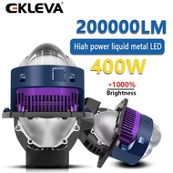 EKLEVA ไฟเลนส์ Index Bifocal ตัดหมอกเลเซอร์ LEDไฟ LED ลำแสงสูง + ต่ำโปรเจคเตอร์ไฟตัดหมอกคู่สำหรับไฟต