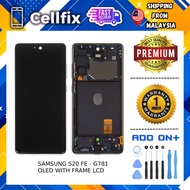 SAMSUNG S20 FE - G781 SM-G781B SM-G781B/DS SM-G781U SM-G781U1 SM-G781W OLED WITH FRAME
