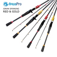 Aquapro JR02 Joran Pancing  1.50M 1.65M 1.80M Fishing Rod Carbon Fiber Spinning  &amp; Casting Fishing Pole 2 Section