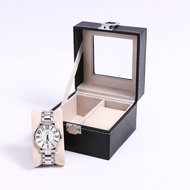 Ready Stock 2-Digit Couple Watch Box Window Transparent Visible 2 Two-Digit Watch Box Watch Storage 