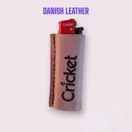 leather lighter case / sarung lighter sleeve purple cricket H026