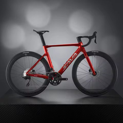 SAVA 2026New A7L / A7L Pro Carbon Fiber Road Bike, With Shimano 105 R7120 Groupset, 24-Speed Hydraul