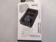 Canon LP-E12 Dual  batteries charger by Ismartdigi（行貨連一年保養）（歡迎消費券 ）