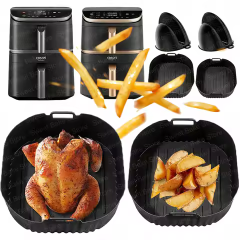 Air Fryer Silicone Baking Mould Set Exclusive for Cosori Turbo Tower, Cosori Turbo Tower Pro & Smart