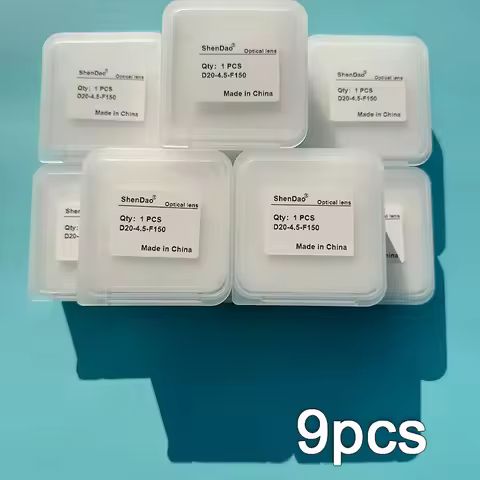9pcs Laser Welding Focus Lens S1 D20 4.5 F150 F200 F400 F600 F800 Collimator Lens D16 5.0 F60 D20 5.