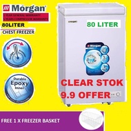 Morgan MCF-0958L / 0957L Chest Freezer 80L (with Chiller Dual Function) Peti Beku
