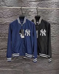 🌟香港直送🌟MLB/NY 正版夾克系列棒球服 經典NY logo 情侶款休閒外套