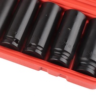 Sudi Deep Impact Socket Set 1 2 Inch Drive Metric 10 Piece 6 Point  10MM to 24MM Sockets
