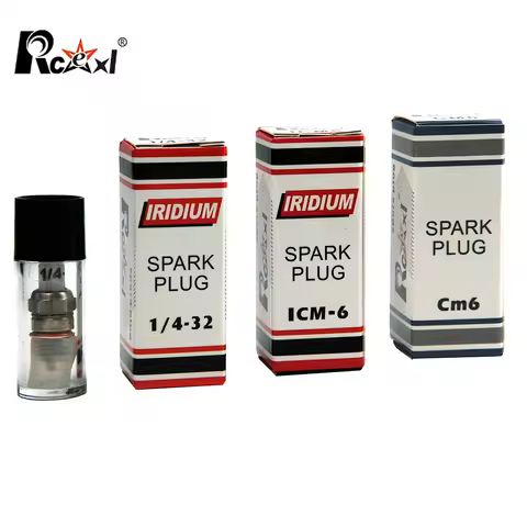 1 Piece RCEXL Spark Plug 1/4-32 ME8 ME-8 /ME8 Iridium ICM6 CM6-10mm for DEL RC JBA NGH RCGF Gasoline