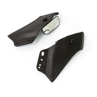 สปอยเลอร์หน้าแปลน ปรับได้ พร้อมกระจก สําหรับรถจักรยานยนต์ Honda CBR650R CBR650F CBR150R CBR1000RR