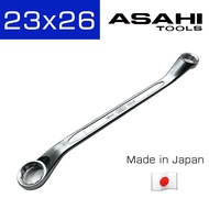 Asahi  ประแจแหวน 45 องศา Made in Japan  มาตรฐาน JIS  (16 ขนาด (มิล) : กดเลือกขนาดตอนสั่งซื้อ)