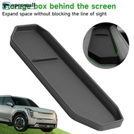 【OMALL】 Car Behind Screen Storage Box Fit For Kia EV9 2024-2025 Models Interior Modification & Organ