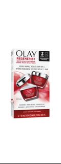 加拿大🇨🇦包郵免運費直送 OLAY新生高效緊緻護膚霜 2 x 50mL Olay Regenerist Micro-Sculpting Cream, Face Moisturizer, 2 x 50 