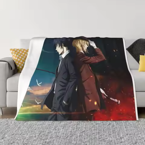 moriarty the patriot part II Throw Blanket Moving Blanket Furry Blanket halloween