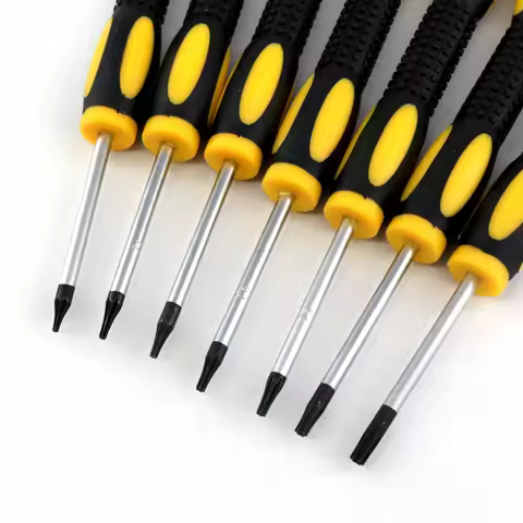 Reliable Torx Screwdriver Set For Xbox/360 Controllers PS3 Cell Phones 7pcs T3 T10H Screwdriver Remo