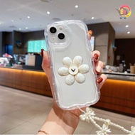 GC111 Melting Clear Popsocket 3D Flower Bracelet Bowknot Softcase / Casing Hp For OPPO A5 A3 A5i PRO
