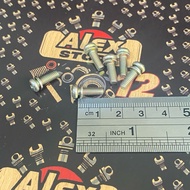 100 PCS CARBURETOR BOLTS M4x12