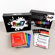 Board Game Cards red Seven red 7 Adult Playing Games Multiplayer Group Build Family Leisure Party Pa