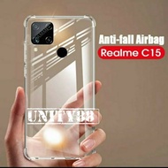 Realme C11 C12 C15 2020 Anti Crack Silikon Jelly Soft Case Bening - C11 2021