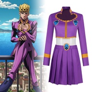 JOJO's Bizarre Adventure cos Costume Giorno Giovana cosplay Sex Turn Skirt Suit Anime Performance Co
