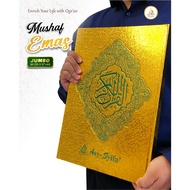 Al Quran Elderly Mushaf Asy Syifa Cover Super Jumbo Gold A3 Size Equipped With Tajwid Free Tuding Moslem