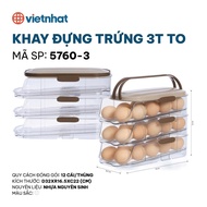Egg box / 3-layer self-rolling refrigerator egg tray, high-quality UTILITY egg tray PP 5760