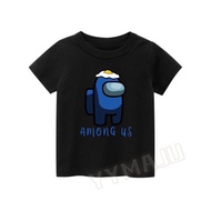 Among Us kids cotton tshirt baju budak Among us blue egg baju budak 100% cotton