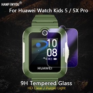 Screen Protector For Huawei Watch Kids 5 5X Pro Youth Phone Children’s Smart Watch Ultra Clear / Anti Purple Light 2.5D Tempered Glass Film