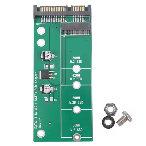 A46M-Ngff ( M2 ) Ssd To 2.5 Inch Sata Adapter M.2 Ngff Ssd To Sata3 Convert Card For 30/42/60/80Mm M