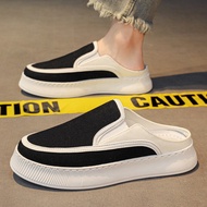Size39-44 Men's slip-on Causal shoes Canvas Half shoes