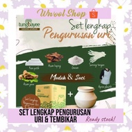 Set pengurusan uri tembikar tungbayee Set Pantang Normal Czer Set Cuci Uri Bersalin