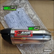 AHM PRO SPR SZR M3 GP1 GP3 DS CARBON SCK EXHAUST MUFFLER BOX EKZOS TUBE 51MM 52MM