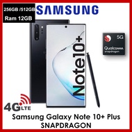 SAMSUNG GALAXY NOTE 10 Plus SNAPDRAGON - 512GB & 256GB - BNIB