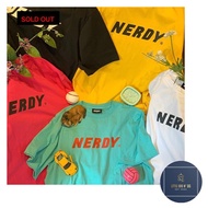 [Imported from Korea] NERDY Round Collar T-Shirt for Men/ Women/ Couple