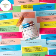 LL Bible Verse Jar Spanish Scripture Prayer Hope Bible Verse Jar Decoration Positive Thinking Emotio