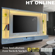 [HT ONLINE] 8ft Modern Hanging TV Cabinet | Kabinet TV Gantung | Rak TV | Almari TV