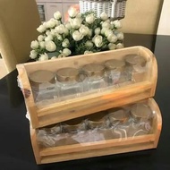 KAYU Spice Rack/Shelf Rack/Wooden Shelf