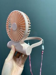 100分掛頸懸掛360%淡粉紅風扇*神推介  芭蕉扇88