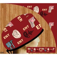 Doctor's hat/Scrub hat/Surgical cap/Headcap printing premium ENT/ENT
