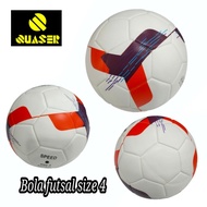 QUASER Laminated Futsal Bola size 4 Futsal Speed white