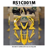 RAPIDO COVER SET RS150 V1 SUPRA GTR-150（YELLOW）