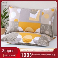 sarung bantal 100% sarung bantal kapas sepasang rumah tangga 48x74cm pelajar 40x60cm dengan sarung b