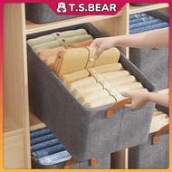 Foldable Storage Box Steel Frame Clothes Organizer Box Storage Basket Kotak Simpan Baju Barang 收纳箱 C