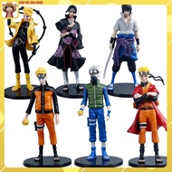 Mô Hình Naruto Bộ 6 Mô Hình Naruto Itachi Sasuke Kakashi Cao 18cm Mô Hình Decor Trang Trí Bộ Sưu Tập