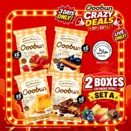 Ooobun Crazy Deal Set A - (2 boxes) 4Flavours x 6Packs - Ooobun Mixed Flavoured Toast SET A Bread Bu