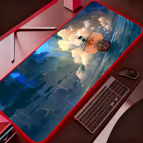 RGB Mouse Pad One Piece Large Gamer xxl Desk mat Computer keyboard LED gaming accessories carpet Bac