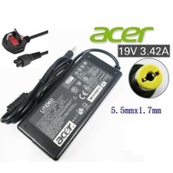 Acer 19V 3.42A 65W 5.5mm x 1.7mm Aspire Laptop Notebook Power Adapter ChargerAcer 19V 3.42A 65W 5.5mm x 1.7mm Aspire Lap