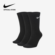 Nike Mens Everyday Lightweight Training Crew Socks (3 Pairs) - Black