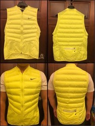 NIKE AEROLOFT 800FP  VEST 路跑 馬拉松 螢光 羽絨背心